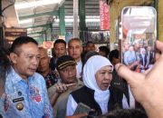 Kunjungi Pasar Klojen , Gubernur Jatim Temukan Kelangkaan Beras SPHP dan Minyakita