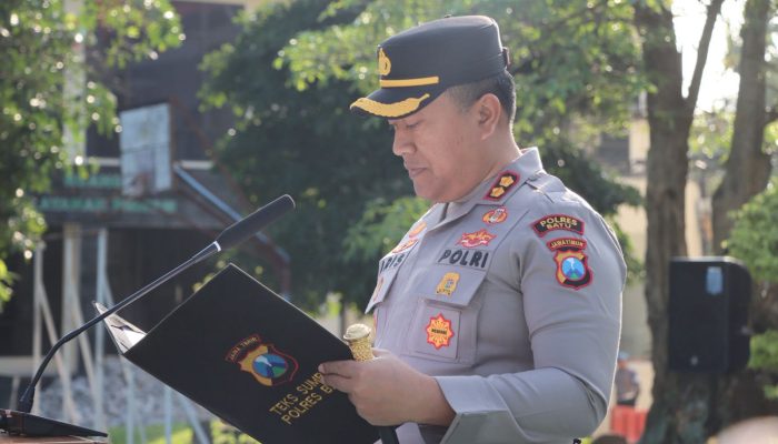 Tiga PJU Polres Batu Resmi Berganti, Begini Amanat Kapolres