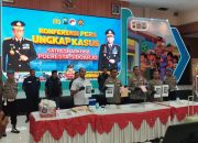 Polresta Sidoarjo Berhasil Ungkap Narkoba Cair Senilai 45 Milyar