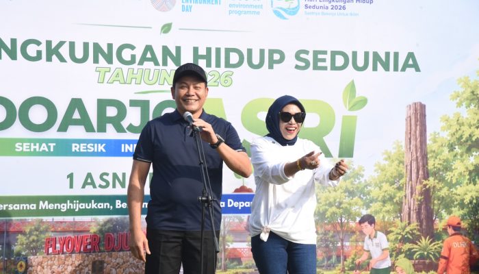 Bupati Sidoarjo Pimpin Tanam Pohon Peringati Hari Lingkungan Hidup 2026
