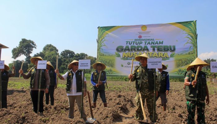 Kementan Tutup Masa Tanam Garda Tebu Nusantara di Kediri