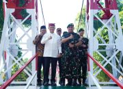 TNI Peduli Masyarakat, Pangdivif 2 Kostrad Resmikan Jembatan Perintis Garuda Pasuruan 
