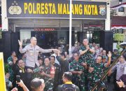 Polresta Malang Kota Dapat Kejutan Dari Korem 083/BDJ