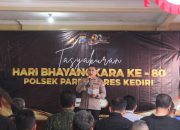 HUT Bhayangkara Ke-80, Kapolsek Pare Ajak Perkuat Sinergi Jaga Kamtibmas
