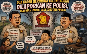 Ujian Partai Gerindra Tulungagung, Dua Kader Terbaiknya Dilaporkan ke Polisi