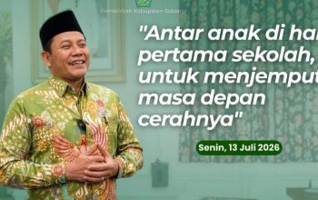 Memasuki Hari Pertama Sekolah, Begini Amanat Bupati Sidoarjo