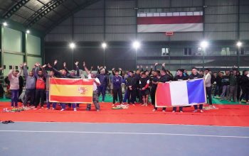 Serunya Nobar Piala Dunia 2026 di GOR Indoor Madivif 2 Kostrad