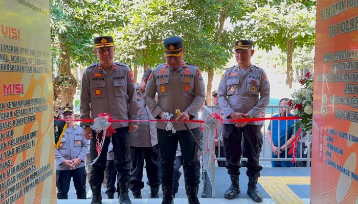 Kapolres Batu Resmikan Ruang SPKT, Tingkatkan Pelayanan Publik