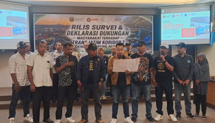 DKN Rilis Hasil Survei: Trans Jatim Koridor 2 Disambut Dukungan Mutlak 90,9 Persen Warga