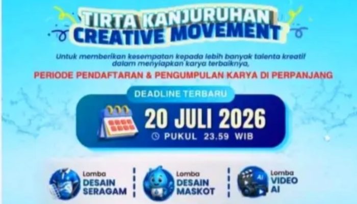 Perumda Tirta Kanjuruhan Perpanjang Deadline “Creative Movement” hingga 20 Juli 2026