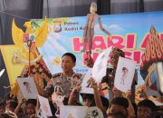 Polres Kediri Kota Kenalkan Wayang Kartun, Sisipkan Edukasi