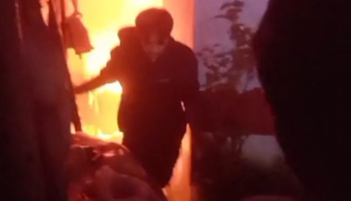 Rumah Dua Lantai di Klojen Kota Malang Ludes Dilalap Api