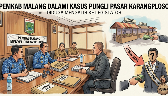Dugaan Pungli Pasar Karangploso Disinyalir Masuk ke Legislator
