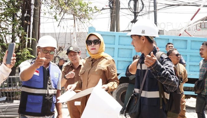 Rumah Pompa Jati Sidoarjo Dikebut Jelang Musim Hujan