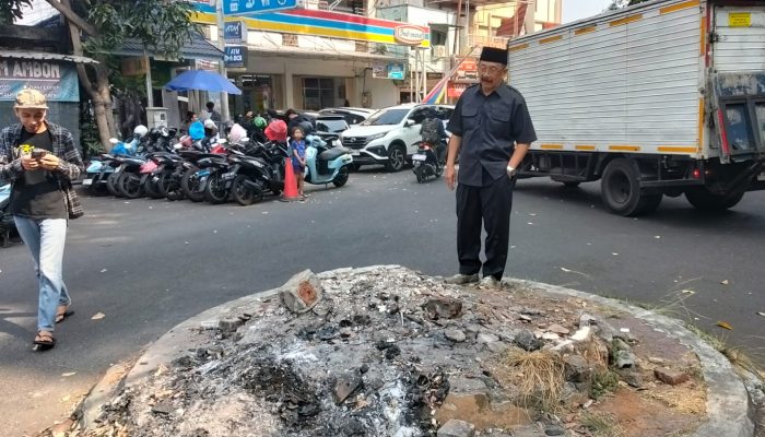 Bundaran Pattimura Tak Terawat, DPRD Soroti Risiko Kecelakaan