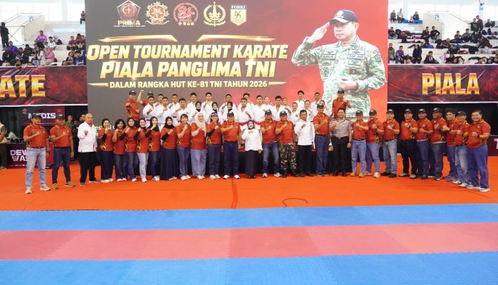 Turnament Karate Piala Panglima TNI 2026 Resmi Bergulir
