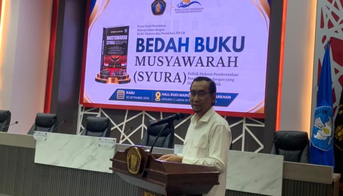 Bedah Buku Musyawarah (Syura) di UB Soroti Partisipasi Publik dalam Pembentukan UU