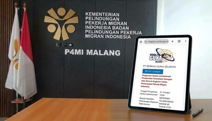 PT BGS Kena Sanksi SiskopP2MI, Cabang Pakis Malang Terancam Dibekukan