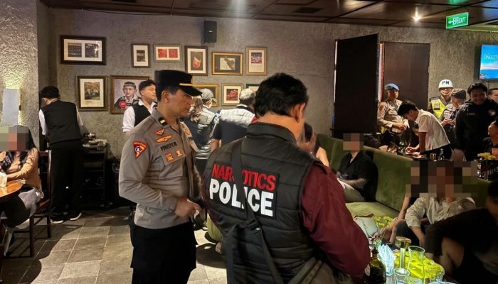 Polresta Malang Kota Sidak Dua THM, 40 Pengunjung Tes Urine