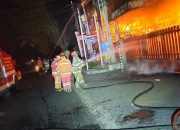Ruko Toko Ogan Terbakar, Satu Pria Luka Ringan