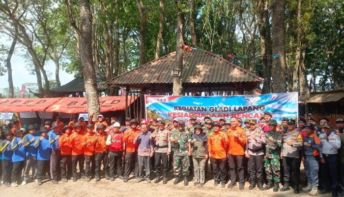 Kodim Kediri dan BPBD Perkuat Kesiapsiagaan Erupsi