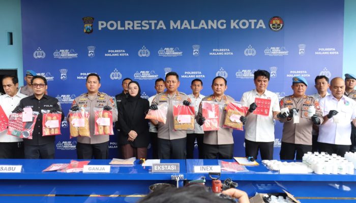 119 Kasus Narkoba Terungkap, 175 Tersangka Diamankan