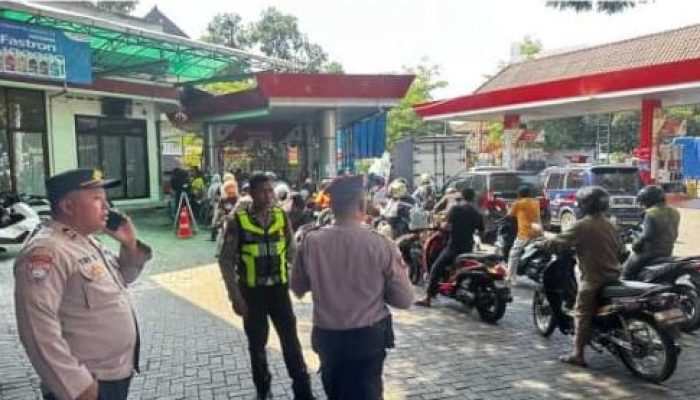 Polresta Malang Pantau 24 SPBU, Antrean Masih Normal