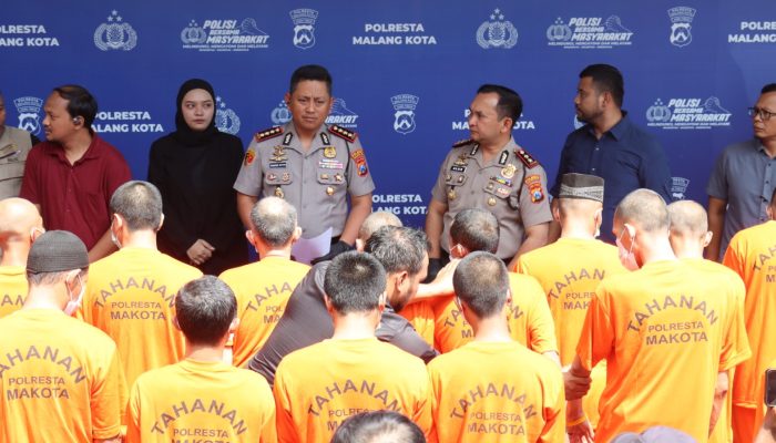 Polresta Malang Kota Ungkap 38 Kasus Kriminal Operasi Sikat Semeru 2026