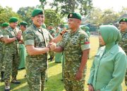 Dandim 0809/Kediri Pimpin Upacara Kenaikan Pangkat
