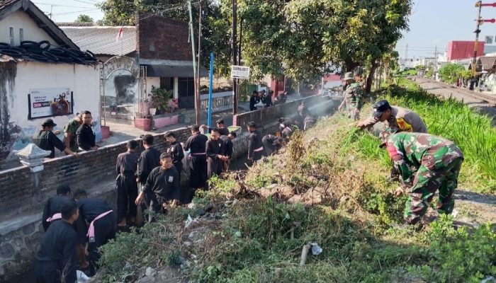 HUT ke-81 TNI, Koramil Kota Kediri Perkuat Gotong Royong