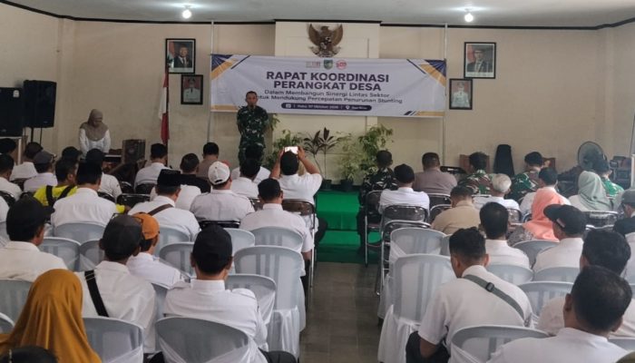 Danramil Kras Perkuat Sinergi Cegah Stunting