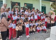 Koramil Ngancar Tanamkan Semangat Kebangsaan Sejak Dini