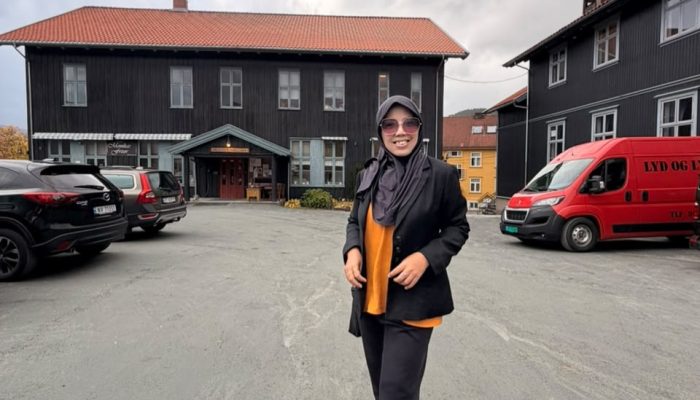 Dari Notodden Norwegia, Santy Membawa Pesan Kemanusiaan
