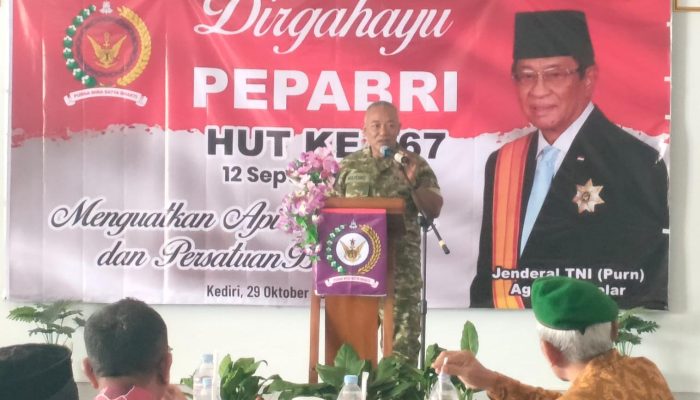 HUT ke-67 PEPABRI, Danramil Mojoroto Serukan Persatuan